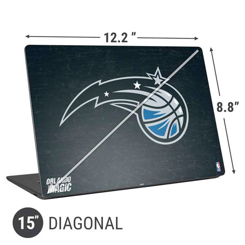 NBA Orlando Magic Black Secondary Logo Universal Laptop 15in (12.2 x 8.8in) Skin