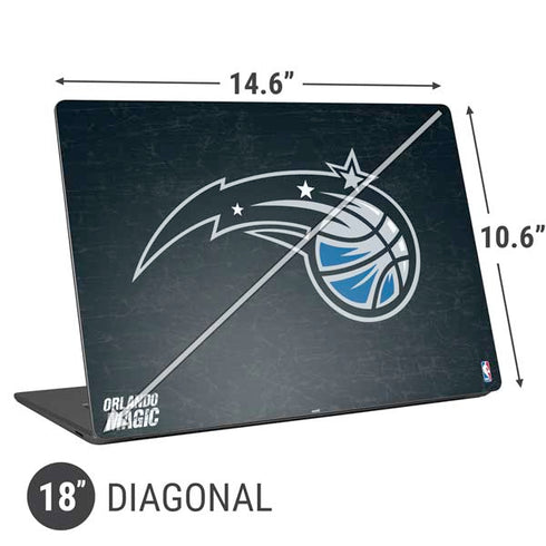 NBA Orlando Magic Black Secondary Logo Universal Laptop 18in (14.6 x 10.6in) Skin