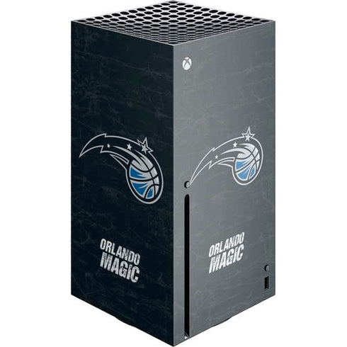 NBA Orlando Magic Black Secondary Logo Xbox Series X Console Skin