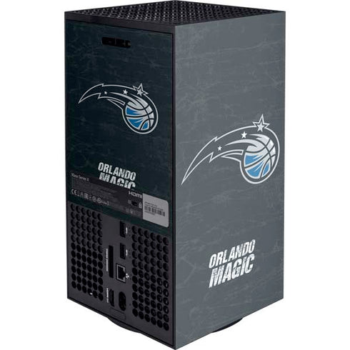 NBA Orlando Magic Black Secondary Logo Xbox Series X Console Skin