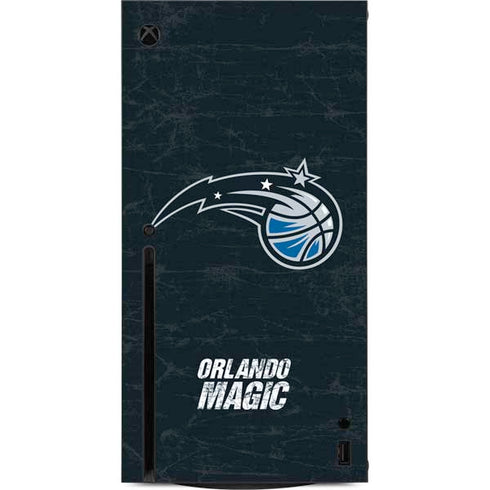 NBA Orlando Magic Black Secondary Logo Xbox Series X Console Skin