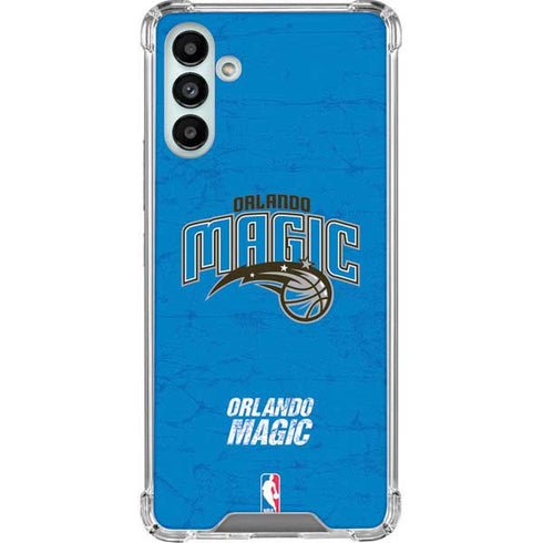 NBA Orlando Magic Blue Primary Logo Galaxy A13 5G Clear Case