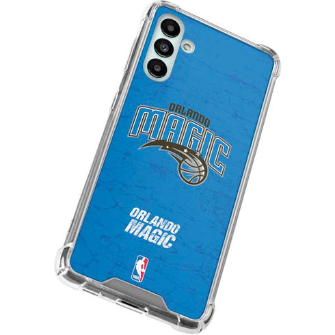 NBA Orlando Magic Blue Primary Logo Galaxy A13 5G Clear Case
