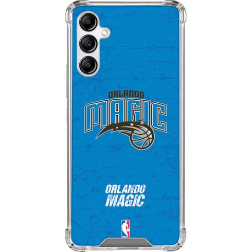 NBA Orlando Magic Blue Primary Logo Galaxy A14 5G Clear Case