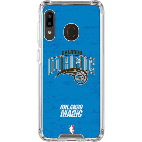 NBA Orlando Magic Blue Primary Logo Galaxy A30 Clear Case