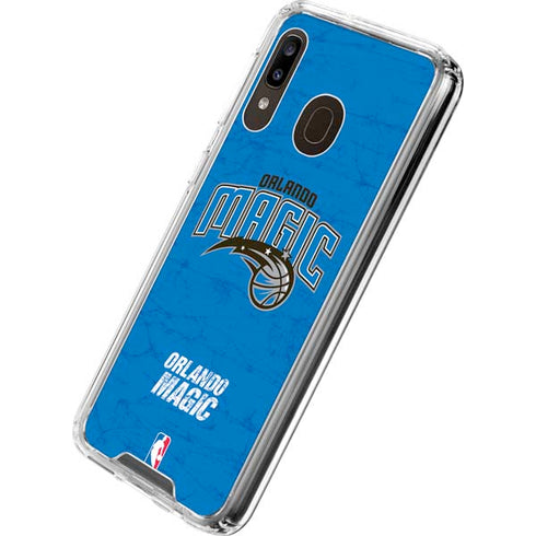 NBA Orlando Magic Blue Primary Logo Galaxy A30 Clear Case