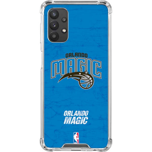NBA Orlando Magic Blue Primary Logo Galaxy A32 5G Clear Case