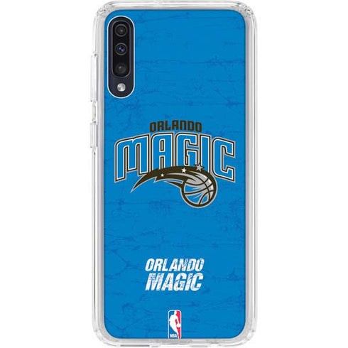 NBA Orlando Magic Blue Primary Logo Galaxy A50 Clear Case