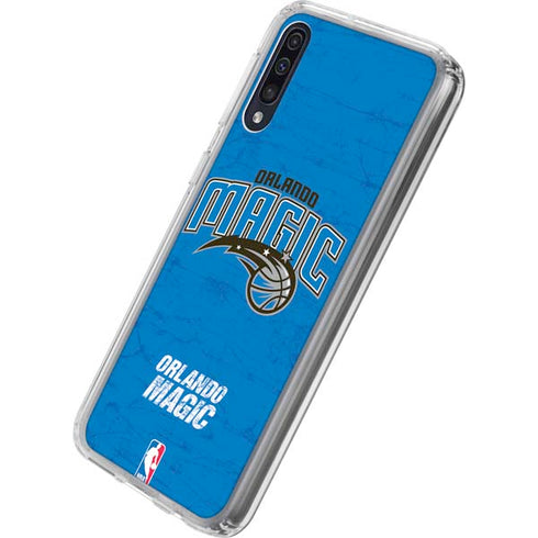 NBA Orlando Magic Blue Primary Logo Galaxy A50 Clear Case