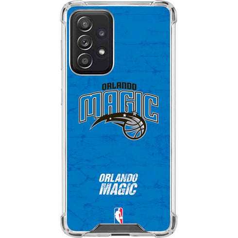 NBA Orlando Magic Blue Primary Logo Galaxy A52 5G Clear Case
