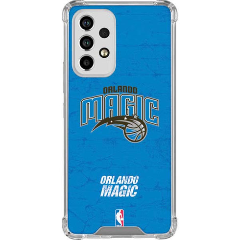 NBA Orlando Magic Blue Primary Logo Galaxy A53 5G Clear Case
