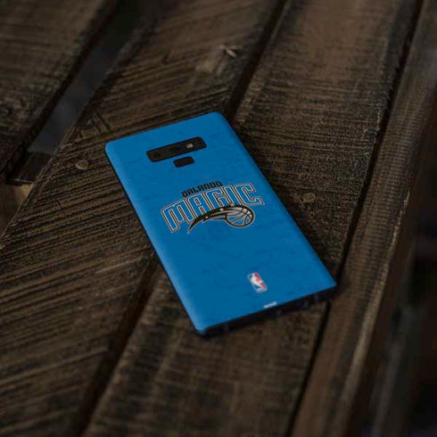 NBA Orlando Magic Blue Primary Logo Galaxy Note 9 Skin