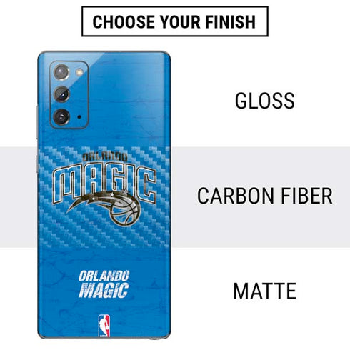 NBA Orlando Magic Blue Primary Logo Galaxy Note20 5G Skin
