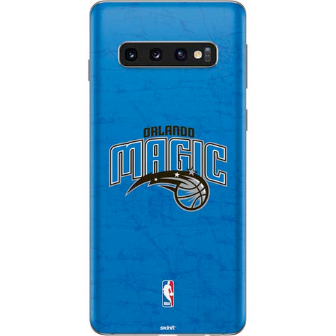 NBA Orlando Magic Blue Primary Logo Galaxy S10 Skin