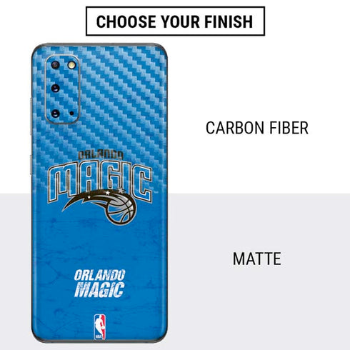 NBA Orlando Magic Blue Primary Logo Galaxy S20 Skin