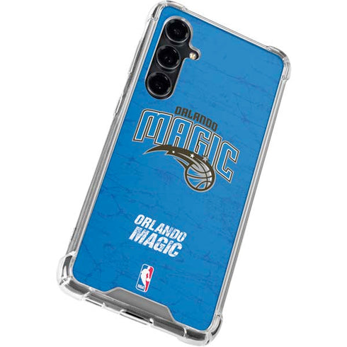 NBA Orlando Magic Blue Primary Logo Galaxy S23 FE Clear Case