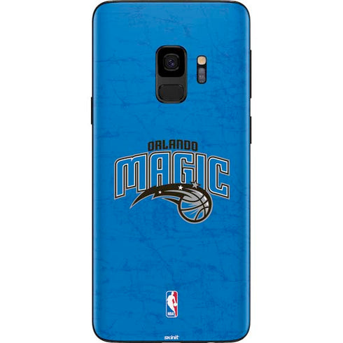 NBA Orlando Magic Blue Primary Logo Galaxy S9 Skin