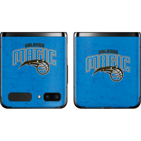 NBA Orlando Magic Blue Primary Logo Galaxy Z Flip Skin