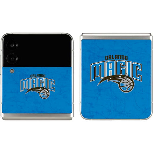 NBA Orlando Magic Blue Primary Logo Galaxy Z Flip3 5G Skin