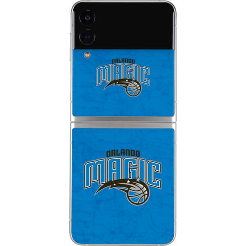 NBA Orlando Magic Blue Primary Logo Galaxy Z Flip3 5G Skin