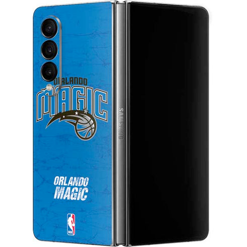 NBA Orlando Magic Blue Primary Logo Galaxy Z Fold4 5G Skin