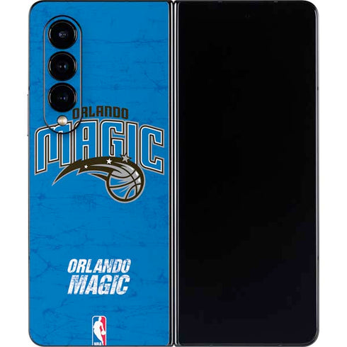 NBA Orlando Magic Blue Primary Logo Galaxy Z Fold4 5G Skin
