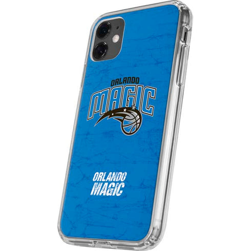 NBA Orlando Magic Blue Primary Logo iPhone 11 Clear Case
