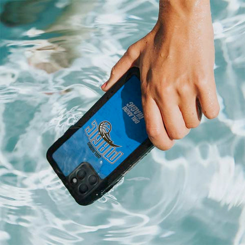 NBA Orlando Magic Blue Primary Logo iPhone 11 Pro Waterproof Case