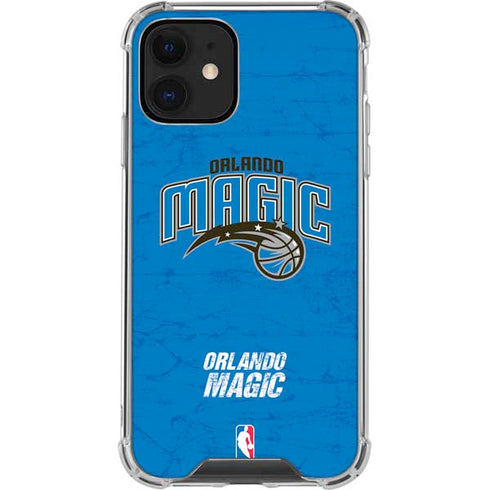 NBA Orlando Magic Blue Primary Logo iPhone 12 Clear Case