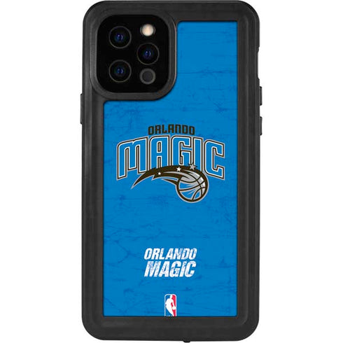 NBA Orlando Magic Blue Primary Logo iPhone 12 Pro Waterproof Case