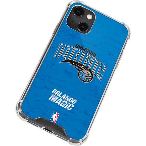 NBA Orlando Magic Blue Primary Logo iPhone 13 Mini Clear Case