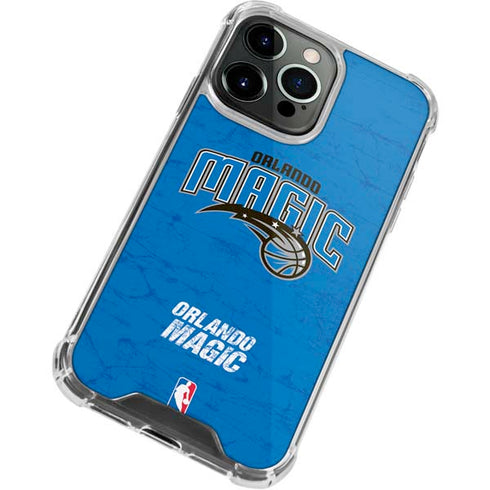NBA Orlando Magic Blue Primary Logo iPhone 13 Pro Clear Case