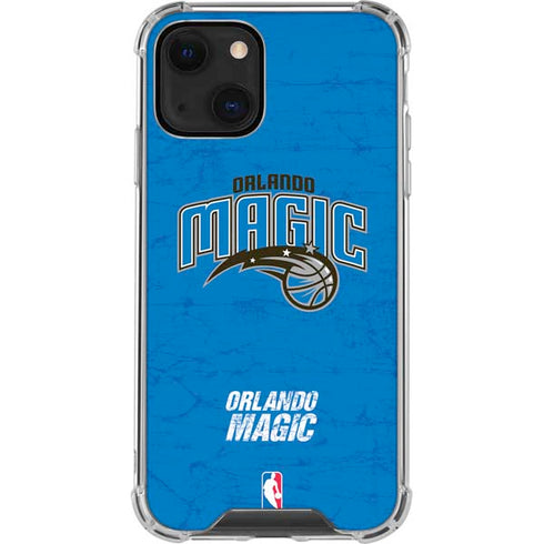 NBA Orlando Magic Blue Primary Logo iPhone 14 Clear Case