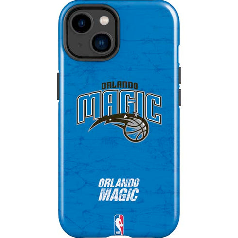 NBA Orlando Magic Blue Primary Logo iPhone 15 Plus Impact Case