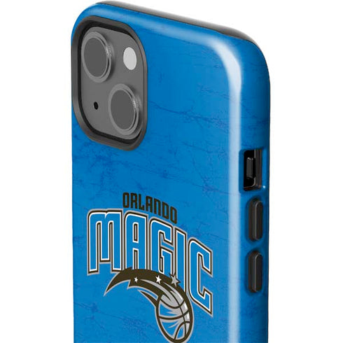 NBA Orlando Magic Blue Primary Logo iPhone 15 Plus Impact Case