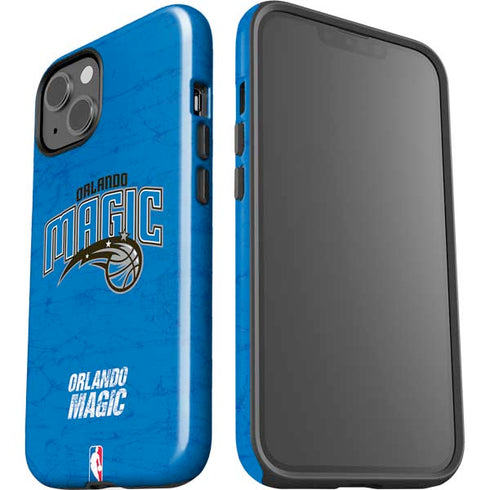 NBA Orlando Magic Blue Primary Logo iPhone 15 Plus Impact Case