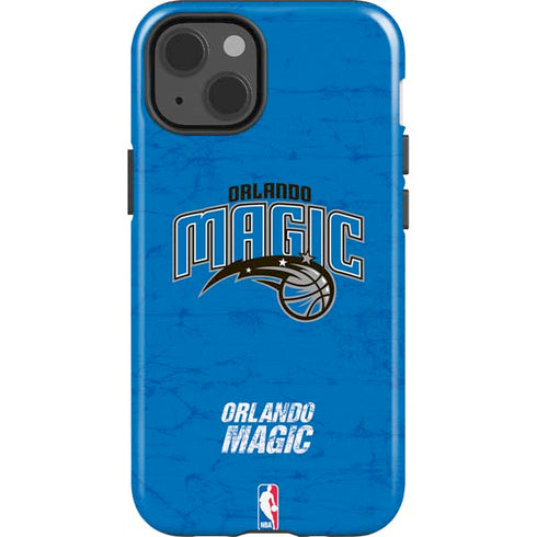 NBA Orlando Magic Blue Primary Logo iPhone 15 Impact Case