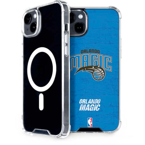 NBA Orlando Magic Blue Primary Logo iPhone 15 Plus MagSafe Case