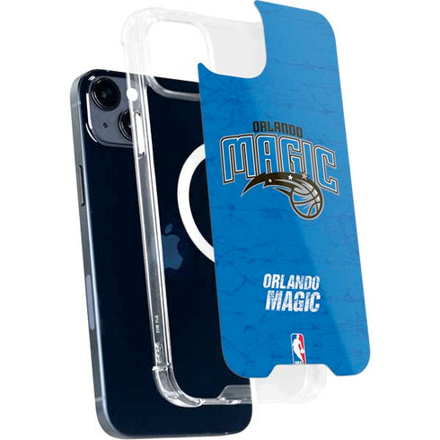 NBA Orlando Magic Blue Primary Logo iPhone 15 Plus MagSafe Case