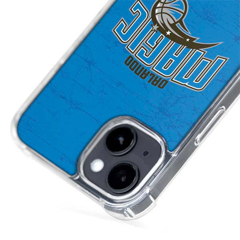 NBA Orlando Magic Blue Primary Logo iPhone 15 Plus MagSafe Case