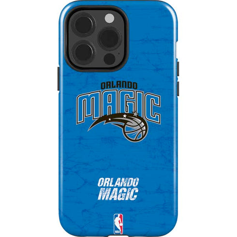 NBA Orlando Magic Blue Primary Logo iPhone 14 Pro Impact Case