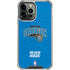 NBA Orlando Magic Blue Primary Logo iPhone 14 Pro Max Clear Case