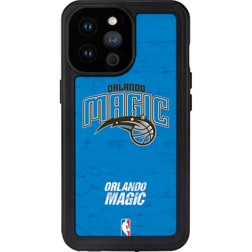 NBA Orlando Magic Blue Primary Logo iPhone 14 Pro Max Waterproof Case