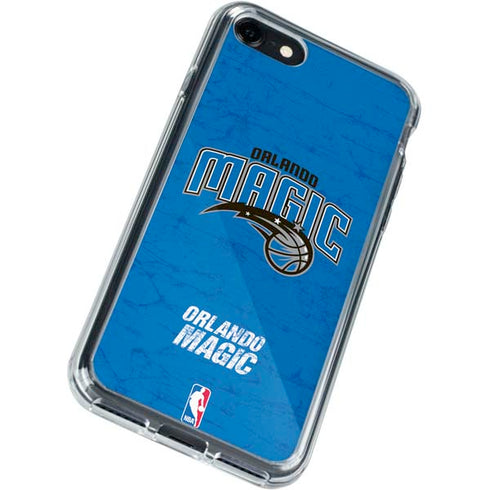 NBA Orlando Magic Blue Primary Logo iPhone SE (2nd & 3rd Gen) Clear Case