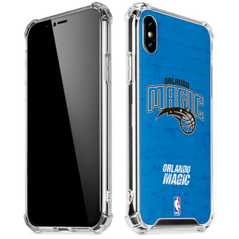 NBA Orlando Magic Blue Primary Logo iPhone XS Max Clear Case