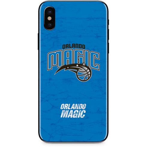 NBA Orlando Magic Blue Primary Logo iPhone XS Max Skin