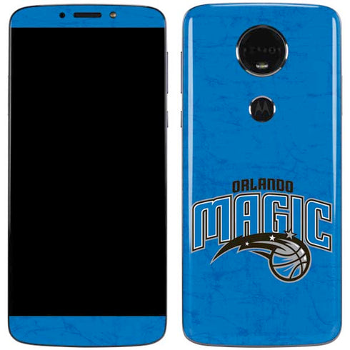 NBA Orlando Magic Blue Primary Logo Moto E5 Plus Skin