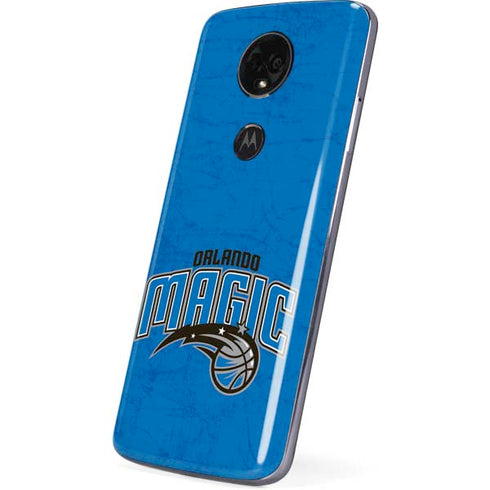 NBA Orlando Magic Blue Primary Logo Moto E5 Plus Skin