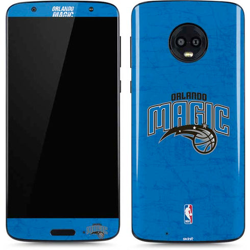 NBA Orlando Magic Blue Primary Logo Moto G6 Skin