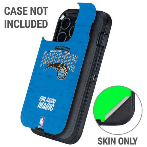 NBA Orlando Magic Blue Primary Logo Otterbox Defender iPhone Skin